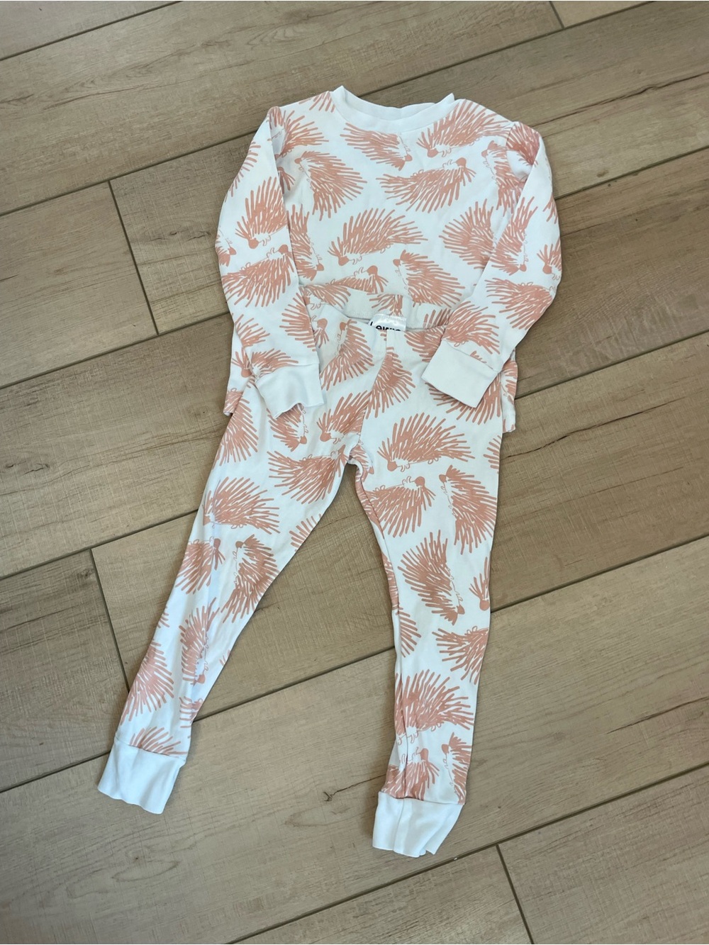 Lewis Kids Organic Cotton Long Sleeve Pajama Set, Size 3T